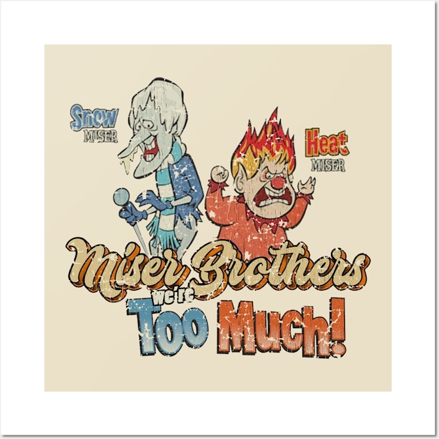 Miser Brothers 1974 Wall Art by Baharnis